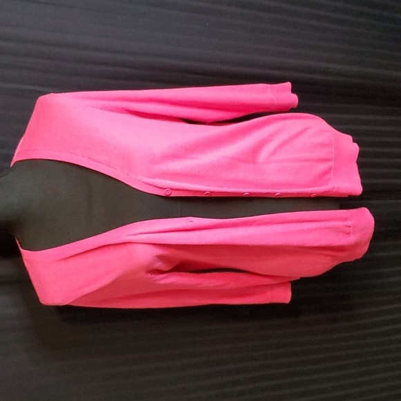 Old Navy 3/4 Sleeve Pink Cardigan Size Large - Picture 1 of 3